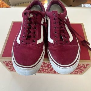 Maroon Vans